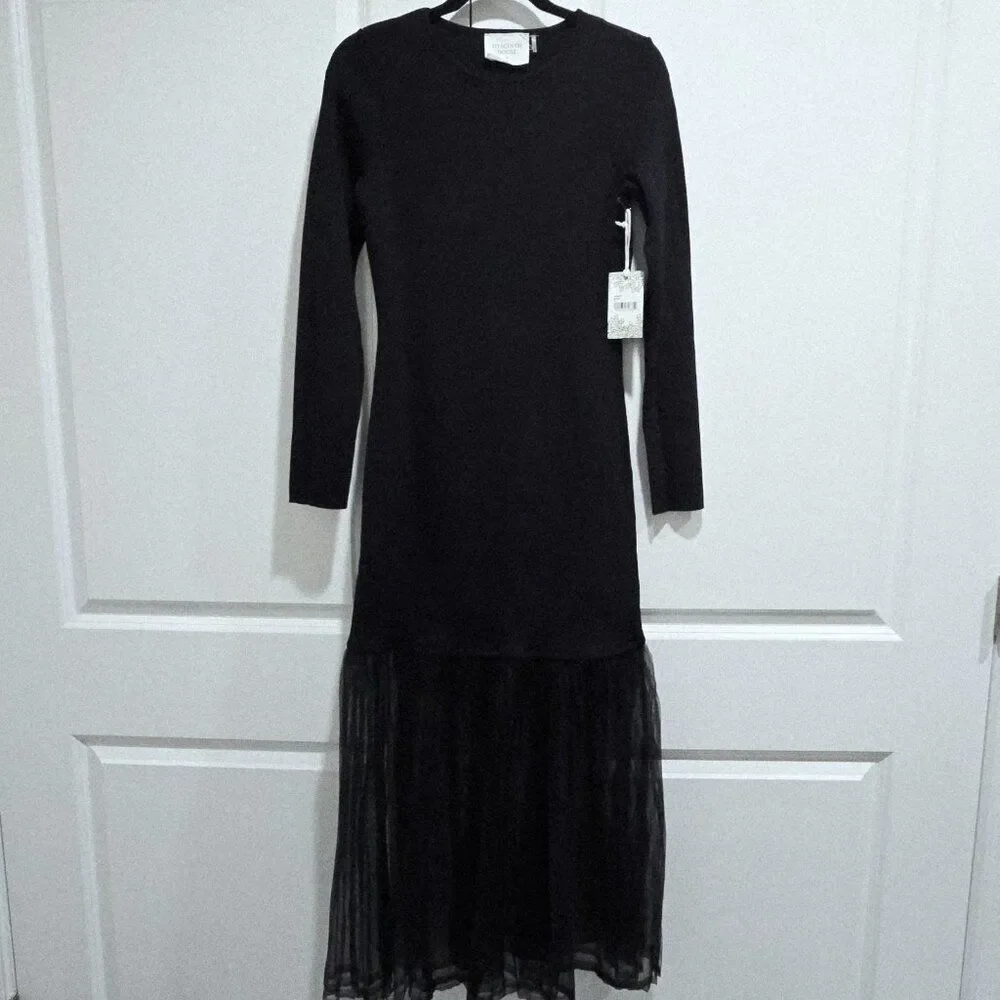 NWT Tuckernuck - M Hyacinth House Black Knit Gwendolyn Maxi Dress - Picture 8 of 9